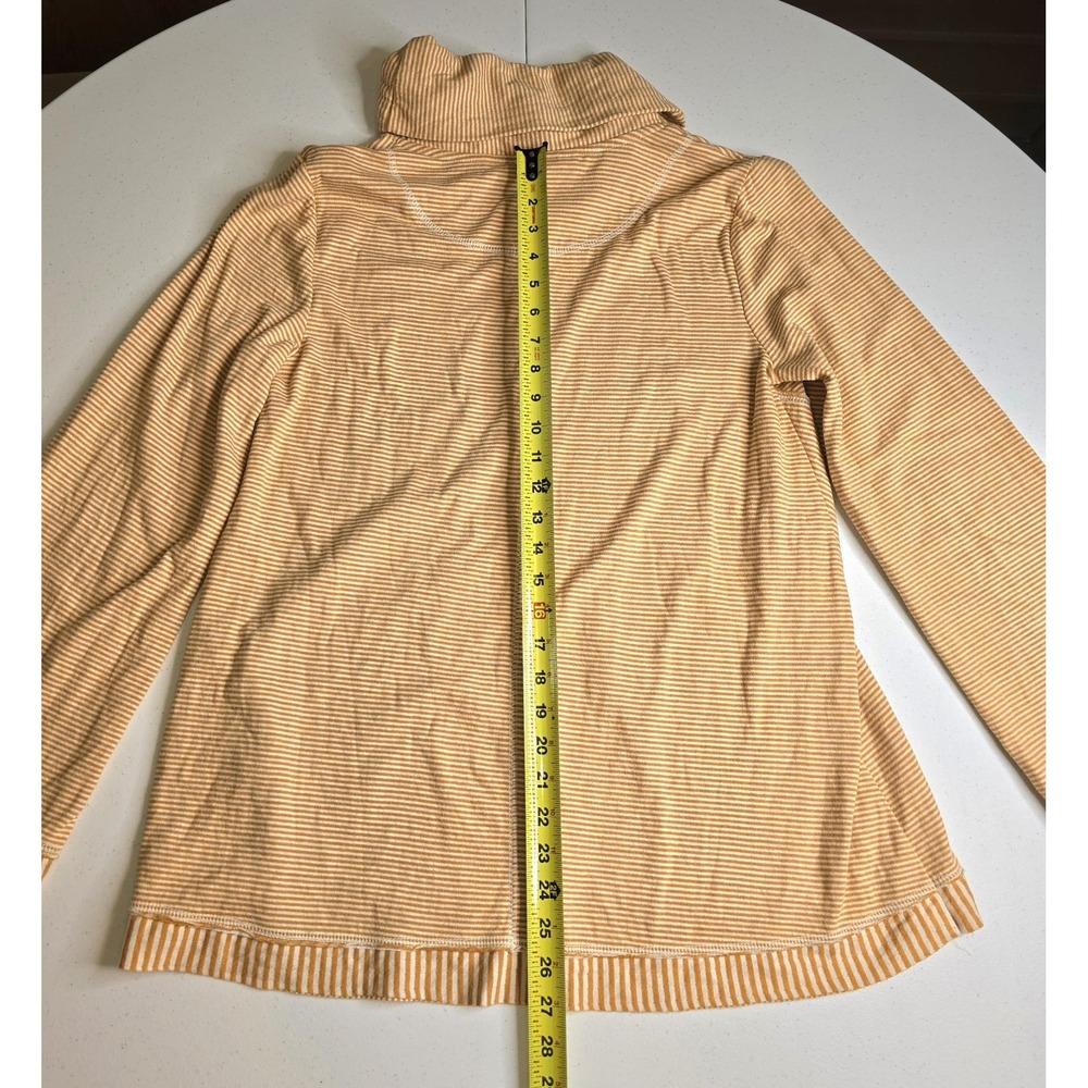 ANTHROPOLOGIE MAEVE Women's Large Tai Cowl Neck Mustard Yellow Sweater -1338 - Picture 6 of 7
